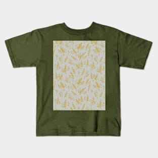 Retro print with plants Kids T-Shirt